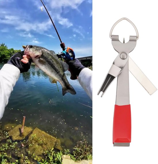 Dailygoods- Vlieglijn Knipper Multifunctioneel - Knoopbindingsgereedschap - Vissende Gereedschap - Draagbaar - Antislip Handgreep - Roestvrij Staal + ABS - Vissersgereedschap van Dailygoods — afbeelding 3