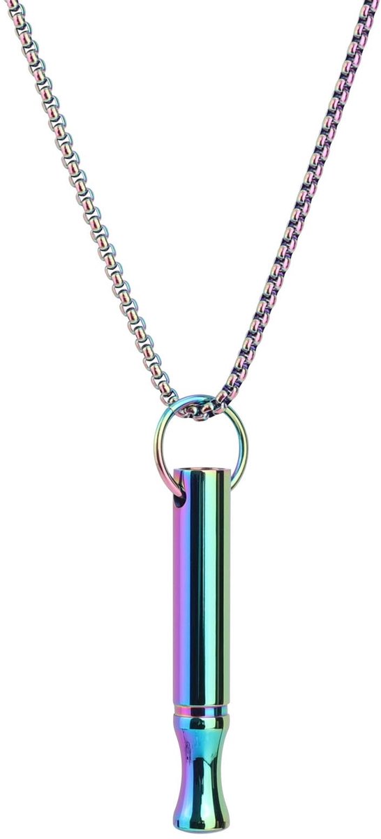 Dailygoods- Ademhalingsketting - Titanium Stalen Hanger - Stoppen met Roken - Stress Verminderen - Kalm Blijven - Universele Grootte 71 cm - Meditatiekette