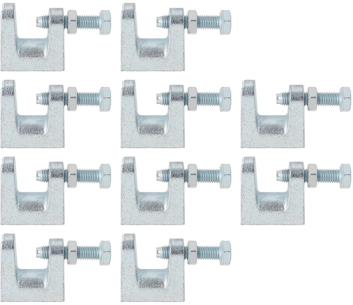 Dailygoody - M8 Ondersteuning Klem - Beugel voor Buizen - 10 Stuks