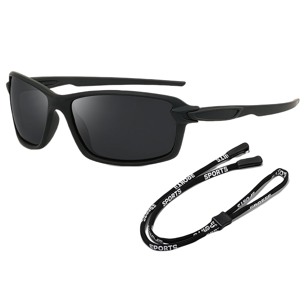 Dailygoods- Zonnebril Heren Gepolariseerd - Sportbril - Fietsbril - Hardloopbril - UV400 Bescherming - Ergonomisch Ontwerp