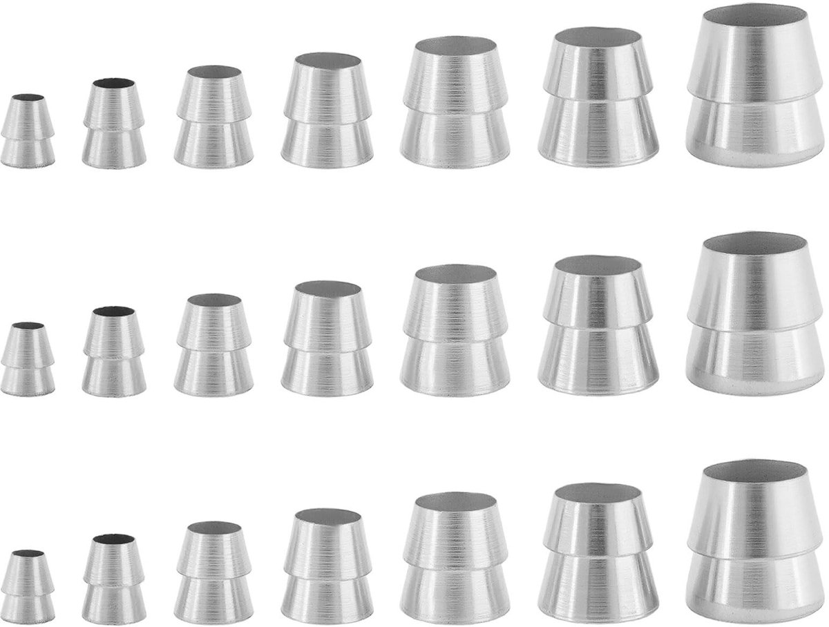 Dailygoods - Set van 21 Ronde Wiggen voor Bijlen en Hamers