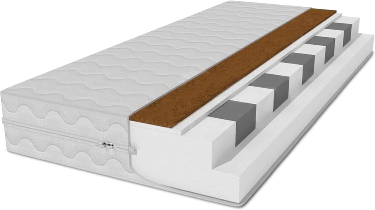 Koudschuim Matras - Orthopedisch Matras - Ontspannen Slapen - 11-Zone Ondersteuning - 90x2