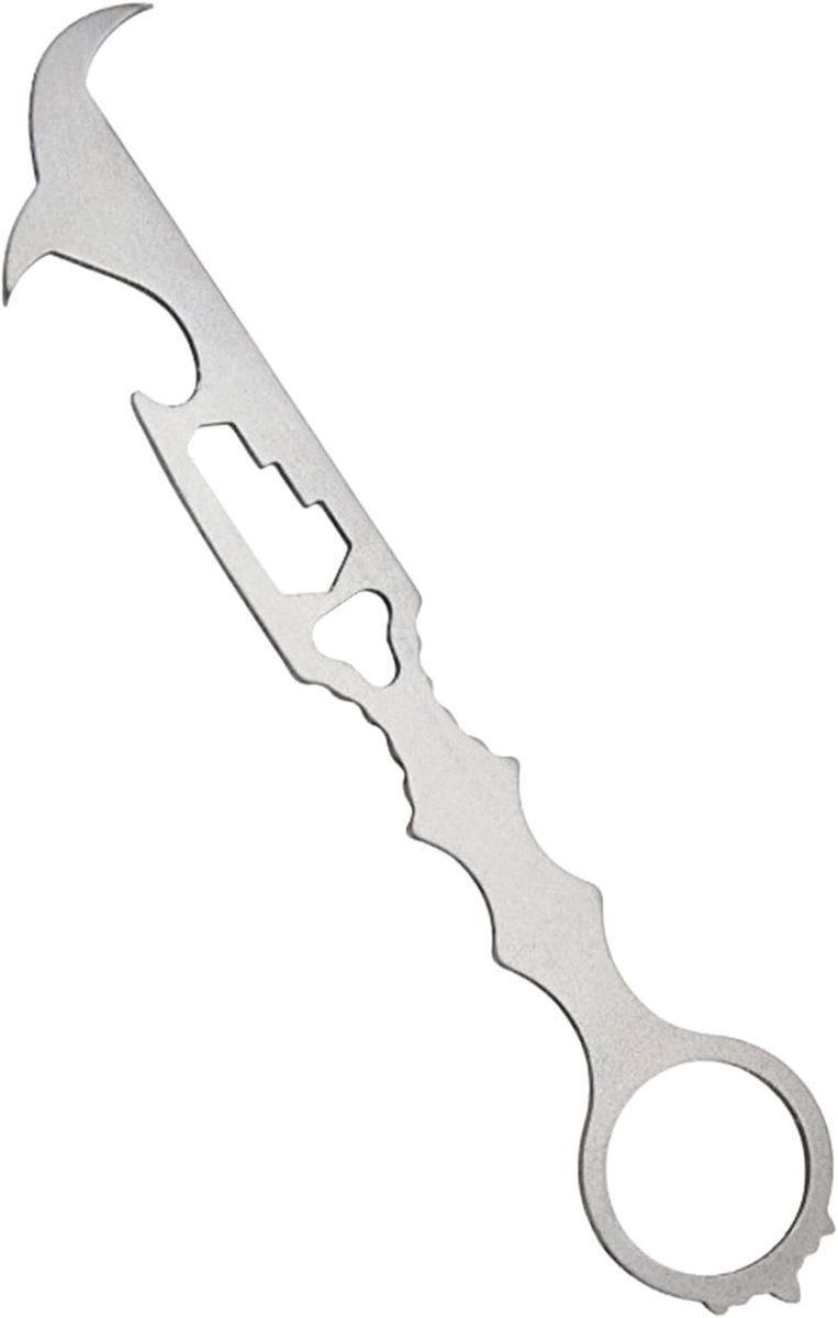 Bandensteen Verwijderaar - Haak Kiezelstenen - Band Onderhoud - Roestvrij Staal - 18 cm Lengte - Zilverkleurig