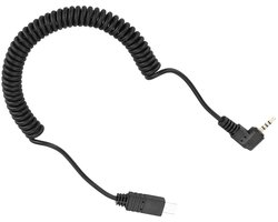 Dailygoods- Camera Sluiter 2,5 mm - Afstandsbediening - Ontspankabel - Geschikt voor A7/A6000/HX300 - Compatibel met Meyin RF624 - Meerdere camera's bedienen