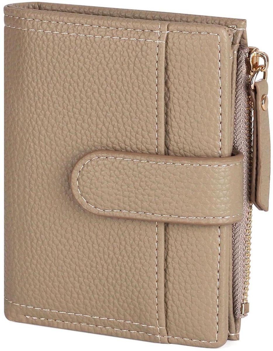 Dailygoods- Dames Portemonnee Klein - Multifunctionele Portemonnee - Ritsvak - 6 Kaartsleuven - ID-Venster - Ideaal voor Dagelijks Gebruik - Damesportemonnee