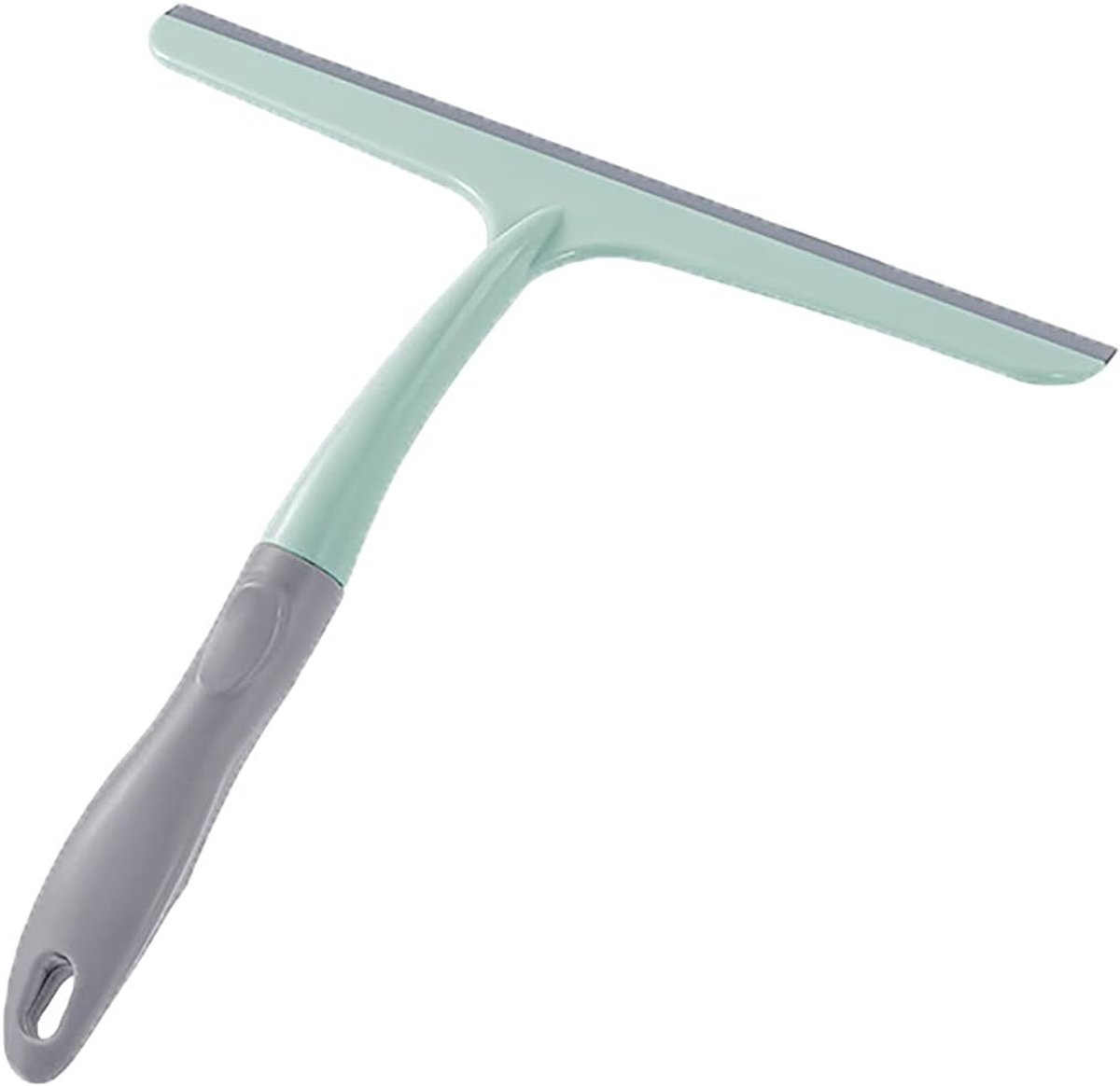 Siliconen Wisser - Glasreiniger - Streeploos Schoonmaken - Zachte TPR-bladen - 24.5 x 25 cm - Zwart