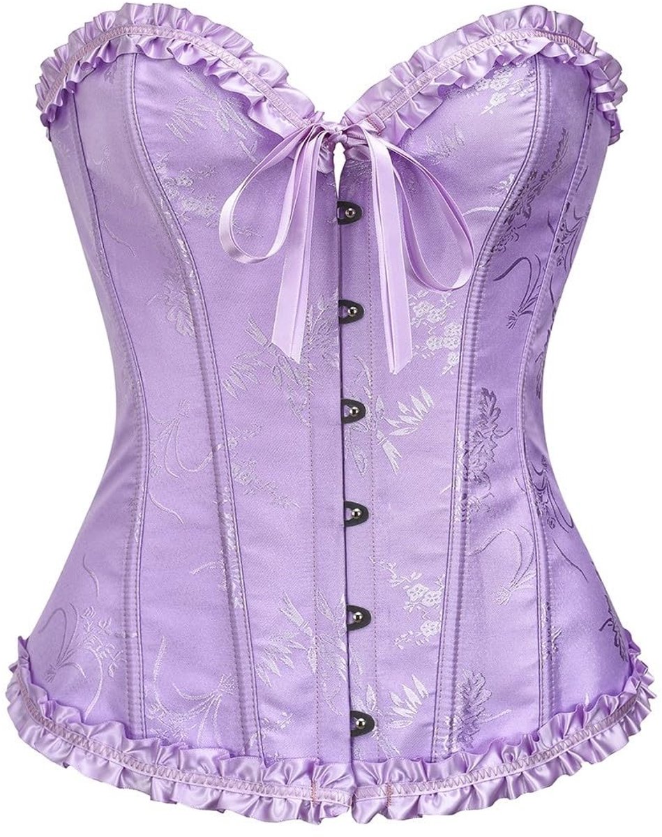 Dailygoods- Corset Dames - Pastelkleurige Corset Top - Bustier - Shapewear - Ademend Materiaal - Comfortabel en Sexy
