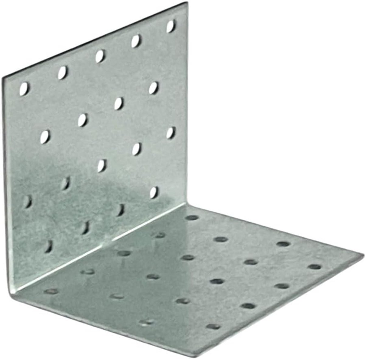 Hoekconnector Beugel - Metaal Connector - Constructie Versterken - Gegalvaniseerd Staal - 80x80x100 mm - Staal
