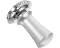 Espresso Tamper - Koffie Drukker - Espresso Maken - Verstelbare Druk - 9.5 x 6 cm - Zilver