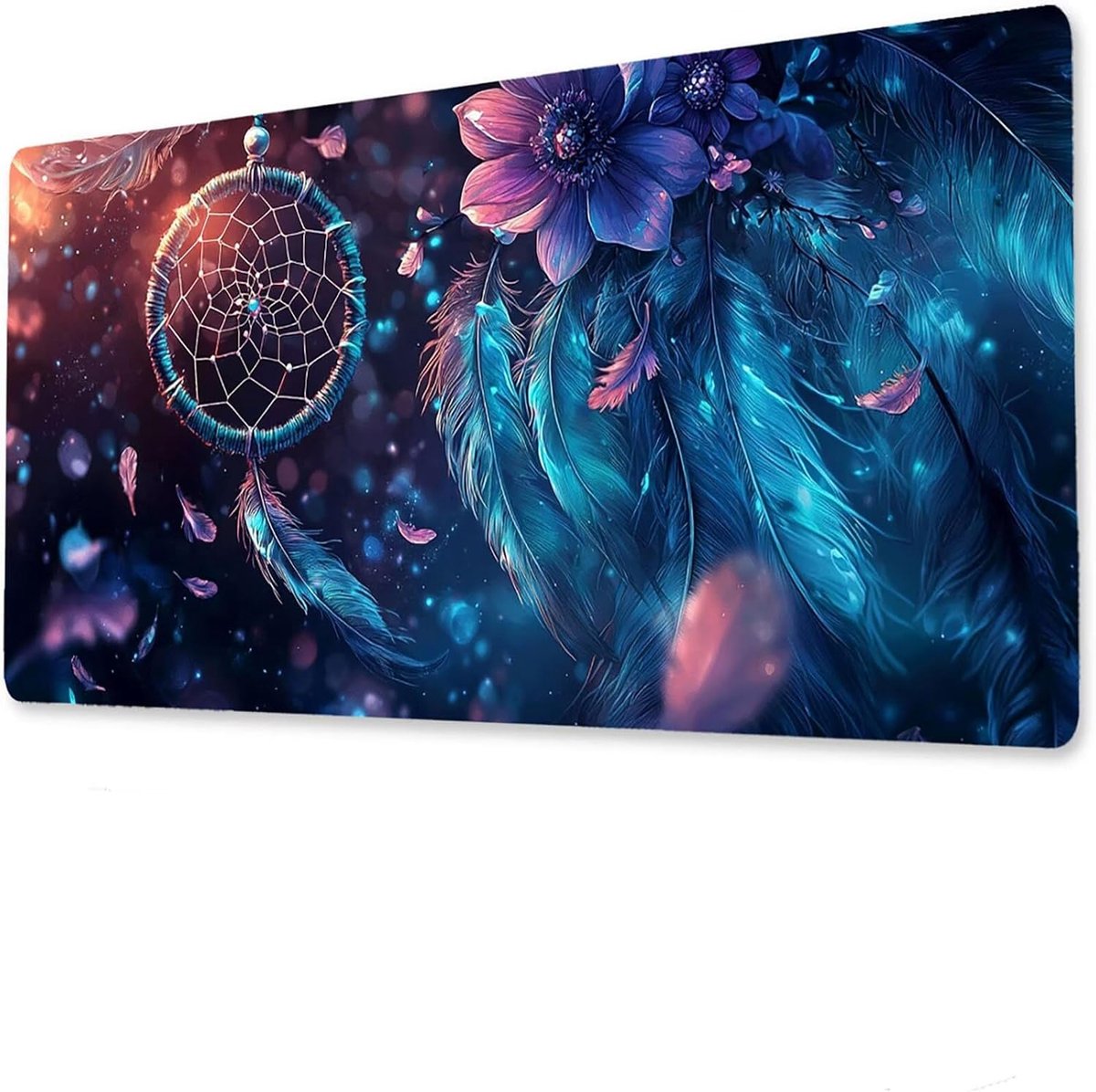 XXL Muismat - Bureauonderlegger - Gaming en Kantoor - Antislip Rubberen Basis - 160x80 cm - Veelkleurig
