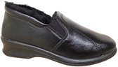 Rohde 2518 90 Pantoffels Gesloten Hiel Zwart Leer Dames Smal F - Zwart - 37