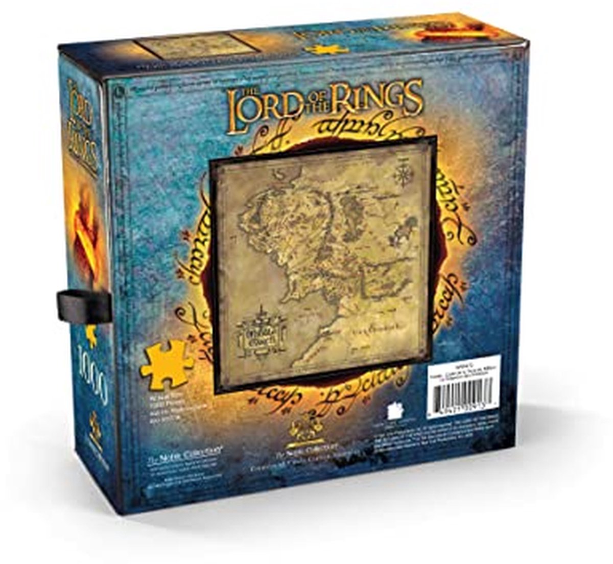 Legpuzzel Midden-Aarde - Kaartpuzzel - Ontspanning thuis - 1000 stukjes - 60 x 60 cm - Multi