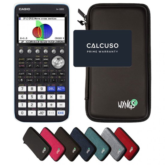 Casio FX-CG 50 - grafische rekenmachine - incl. opberghoes - zwart - garantie CALCUSO