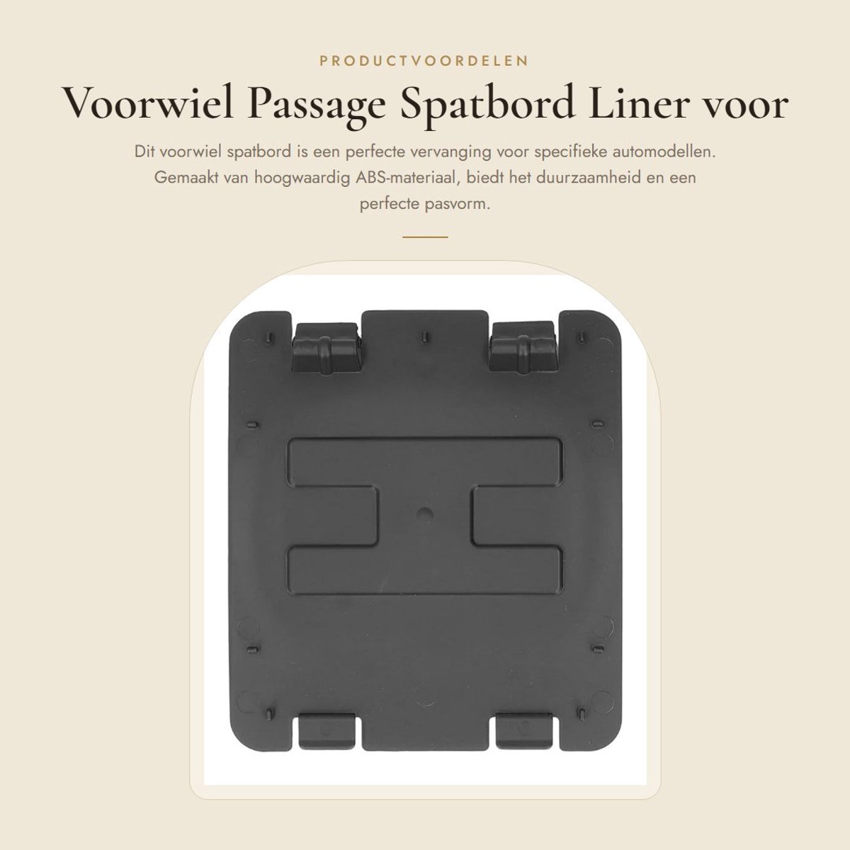 Dailygoods- Spatbord Voorwielkast Perfecte Pasvorm - Spatbord 3-Serie F30/F31 - Spatbord 1-Serie F20/F21 - Hoogwaardig ABS-Materiaal - Eenvoudige Installatie - Vervangend OEM-onderdeel 51717260397 - Fender
