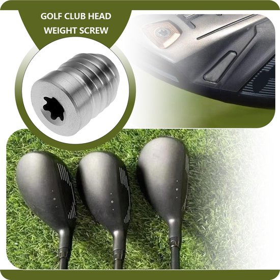 Dailygoods - Golf Club IJzeren Hoofd Gewicht - 10g Schroef Compatibel met Ping G410 G425 G710 I525 I59 van Dailygoods — afbeelding 4