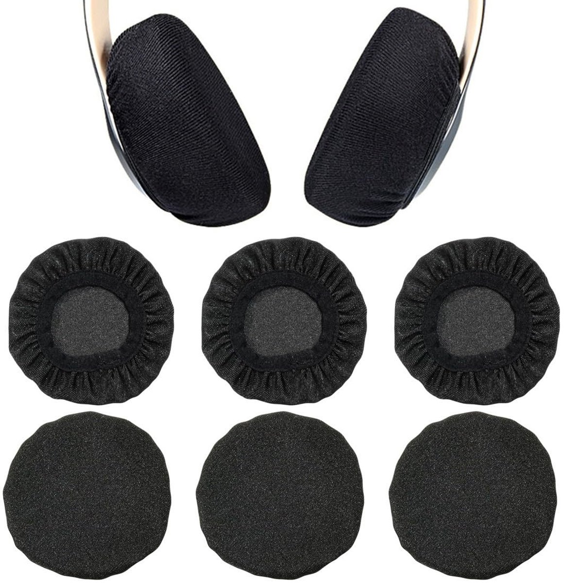 Dailygoods- Hoofdtelefoonhoezen 6 stuks - Elastische