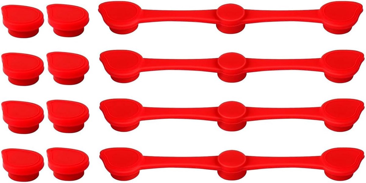 Magneten voor friteuse Bevestiging accessoires Keuken organiseren Hittebestendig siliconen 12 stuks Niet gespecificeerd