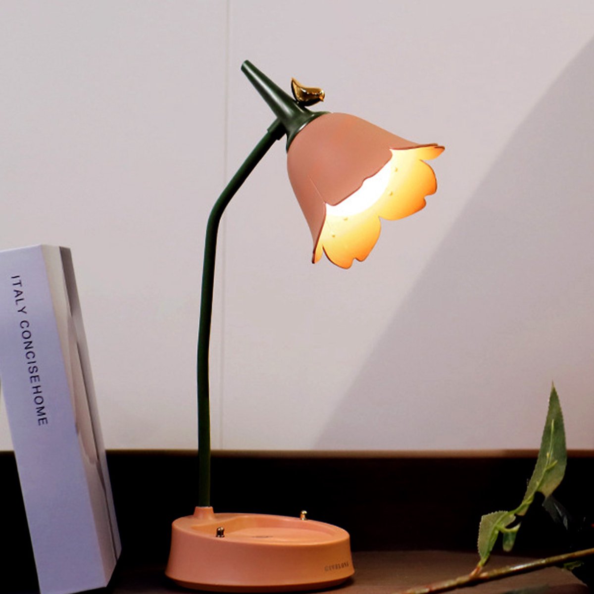 Roze bureaulamp voor meisjes - Dimbaar LED-bureaulampje thumbnail 5