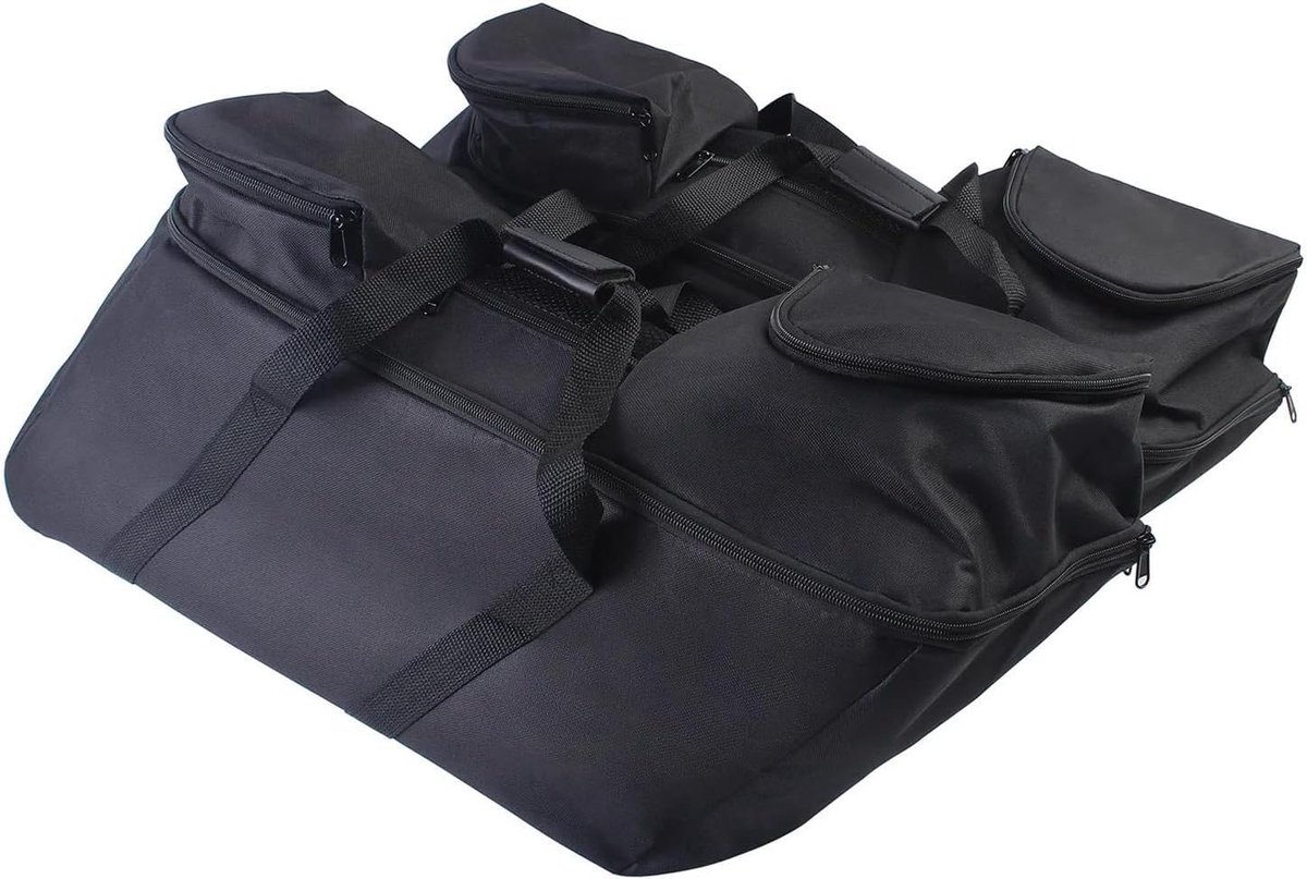 Motorfietstas Bagage Liners - Zadeltas Opbergzakken - Veilig Kleine Onderdelen - Felgekleurde Voering - 58 x 28 x 18 cm