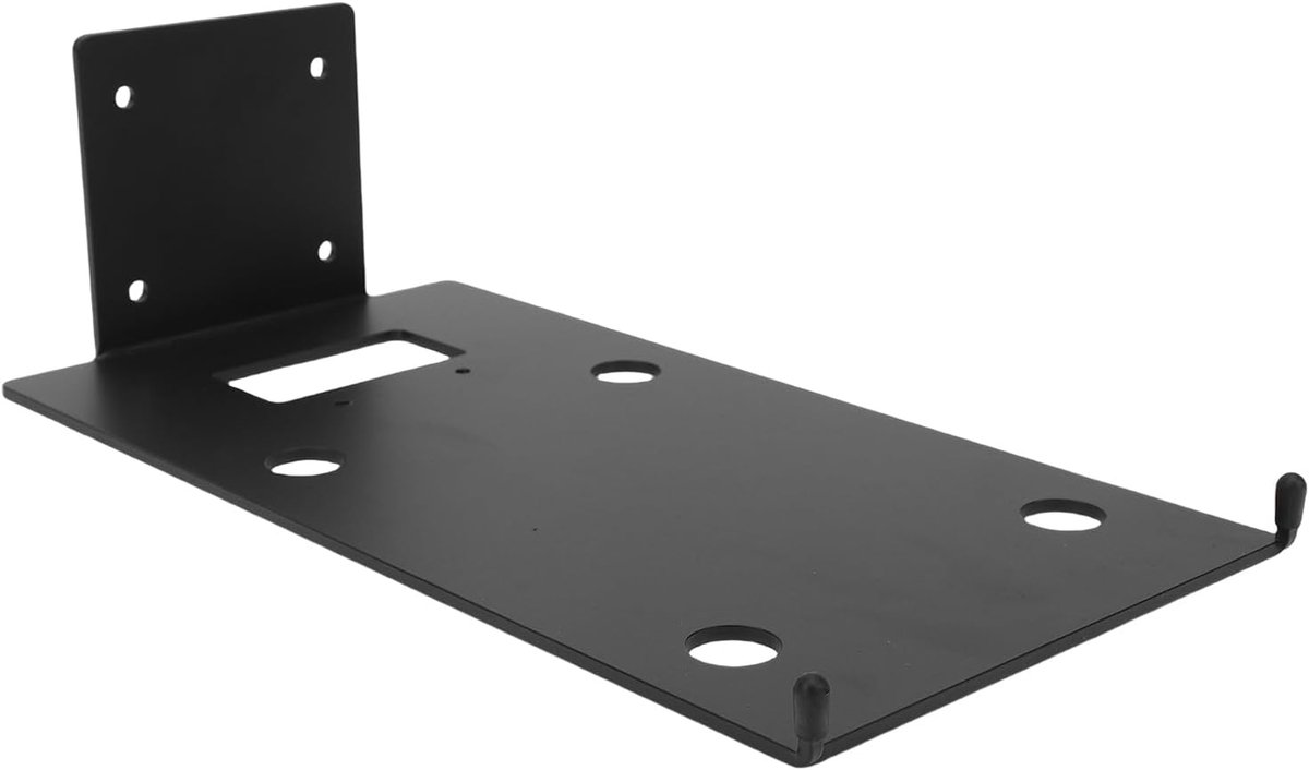 Luidspreker Wandplank - Metaal Beugel - Ruimte Besparen - Stevige Constructie - 30kg Draagvermogen - Zwart
