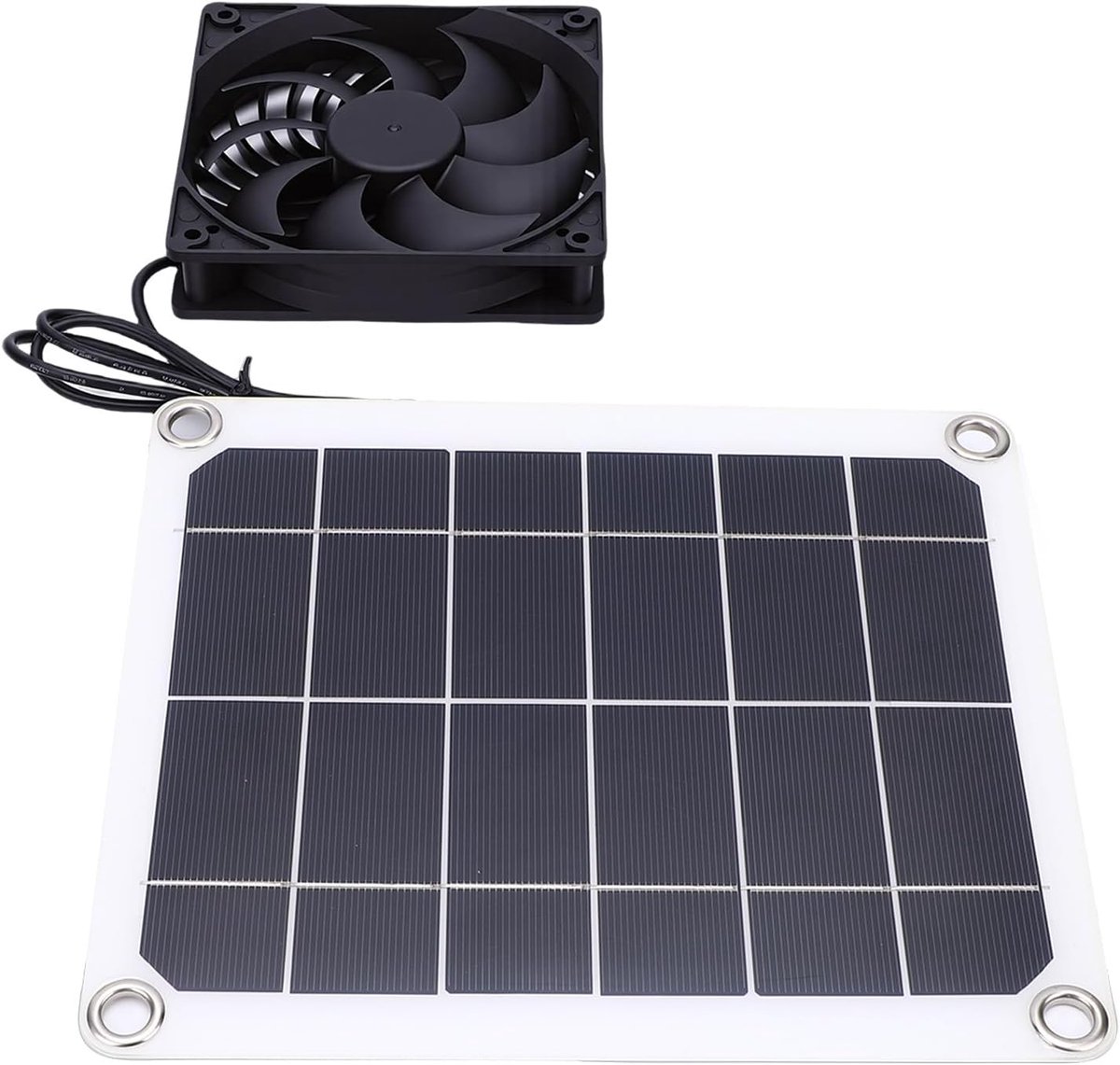 Zonneventilator Set - Zonne-afzuigventilator - Ventilatie Ruimtes - Stille Werking - 26 x