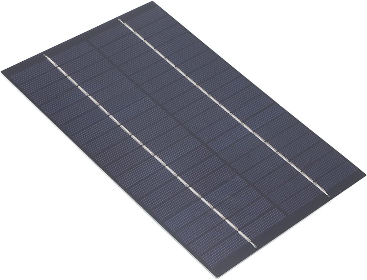 Mini Zonnepaneel - Draagbare Solar Charger - Energie Besparen - Hoge Conversie - 23 x 17 cm - Zwart