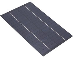 Mini Zonnepaneel - Draagbare Solar Charger - Energie Besparen - Hoge Conversie - 23 x 17 cm - Zwart