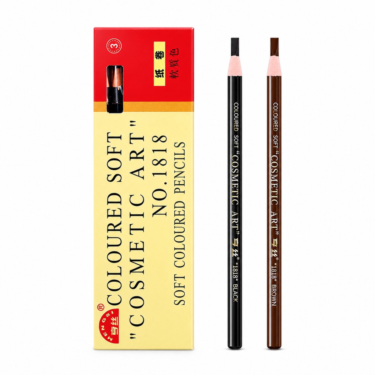 Guardian Beauty Wenkbrauwpotlood - Zachtgekleurd - 2 Stuks - Zwart & Bruin