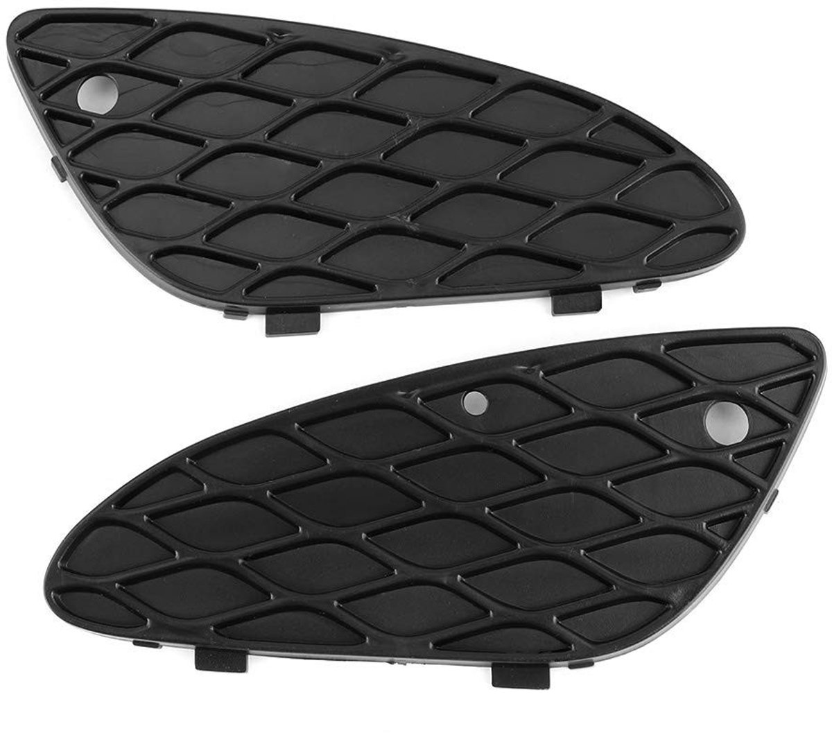 Dailygoods- Voorbumper Grille - Grill Cover - Zwart - Geschikt voor E-Klasse W211 - E320/E350/E500 - 2003-2006