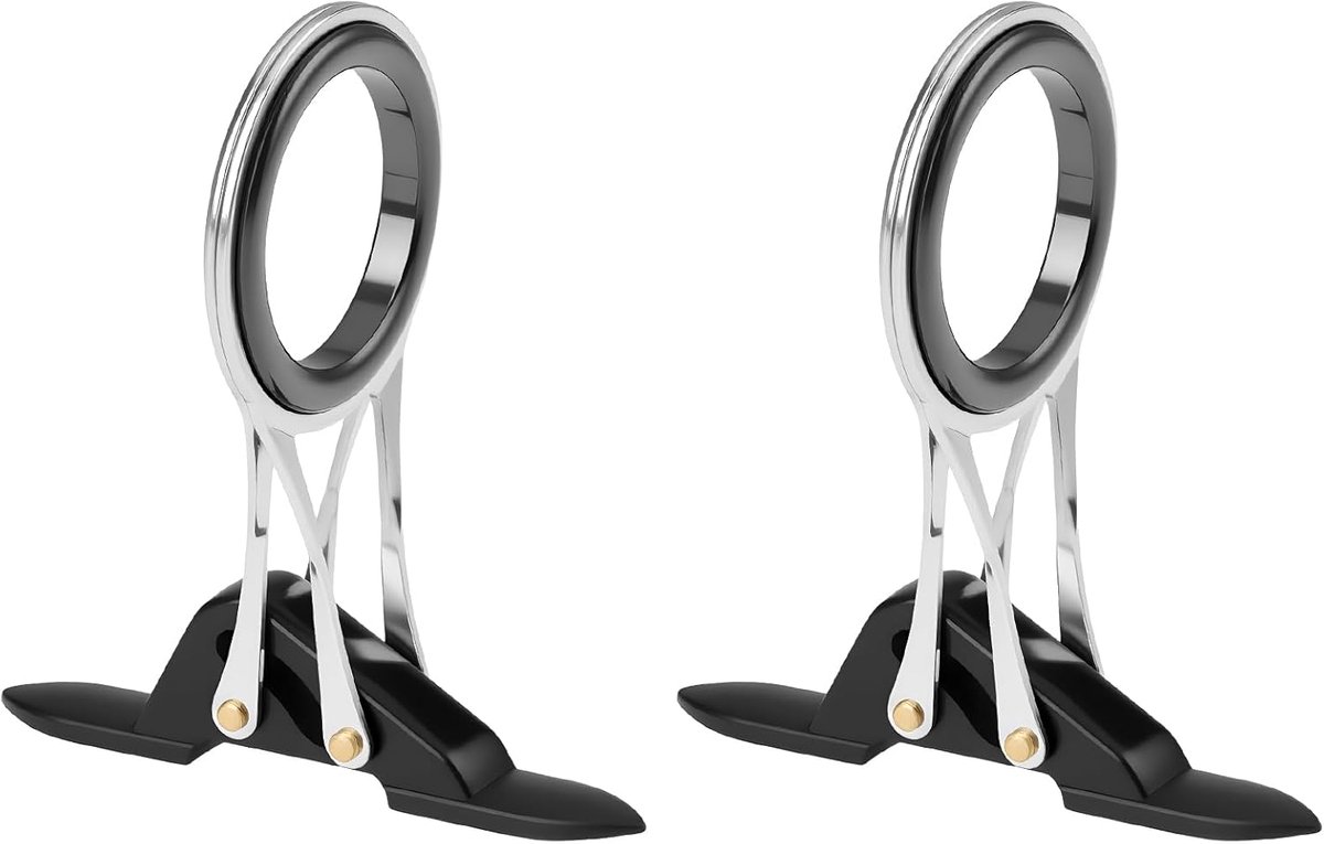 SnelShoppen - 2Pcs Rvs Hengel Gidsen Voor Gemodificeerde Vistuig - Corrosiebestendig - Eenvoudig te Installeren - 62 x 23,4 mm - Verbeterde Efficiënti