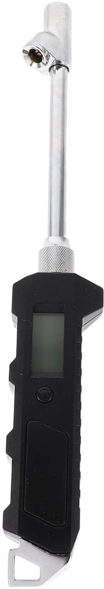 Digitale Bandenspanningmeter - Drukmeter Banden - Bandenspanning Controleren - Dubbele Kop Compatibel - 31 cm Lengte - Zwart
