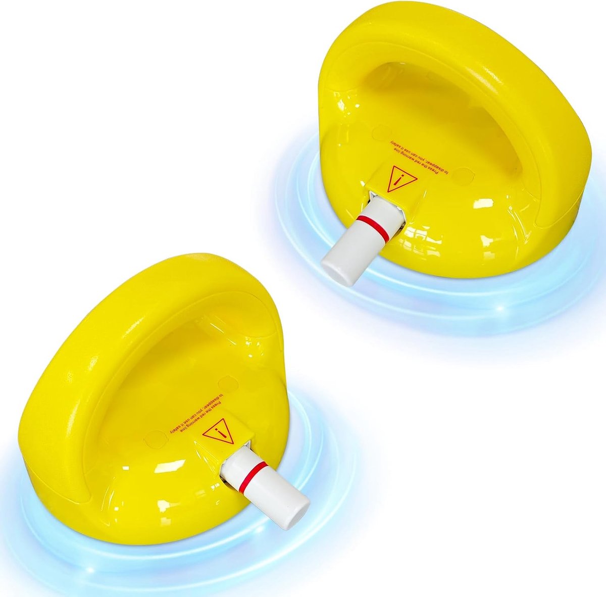 Douche Grijper - Veiligheidshandgreep - Badkamer Veiligheid - Extra Sterke Zuigkracht - 40 cm - Geel