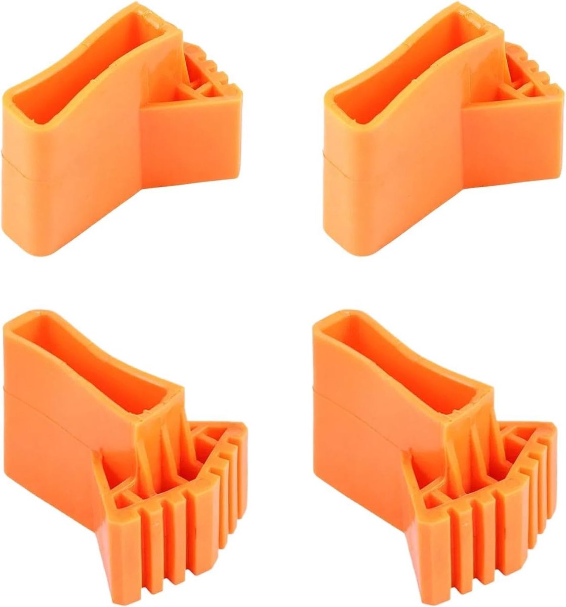 Ladderlaarzen - Ladderstabilisatoren - Veilige Grip - Krasbestendig Ontwerp - Set van 4 - Oranje