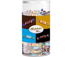 Dailygoods- Chocolade Miniatures Mix 3 kg - 296 Stuks - Snoep - Mix - Miniaturen - Ingrediënten: Suiker, Cacaoboter, Melkpoeder