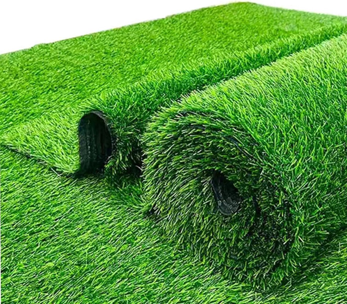 Kunstgras Tapijt - Synthetisch Gazon - Terras Aankleden - UV-bestendig Duurzaam - 2 x 25 m - Groen