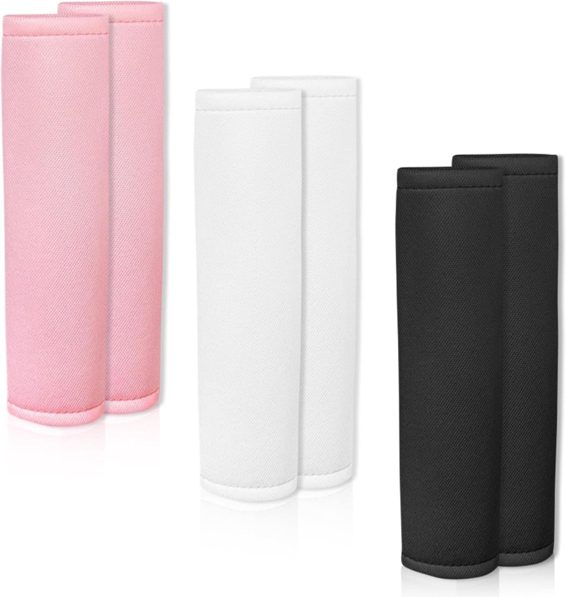 Gordelkussens - Riemhoezen - Comfortabel Reizen - Zachte Polyester - 6 Stuks - Multicolor