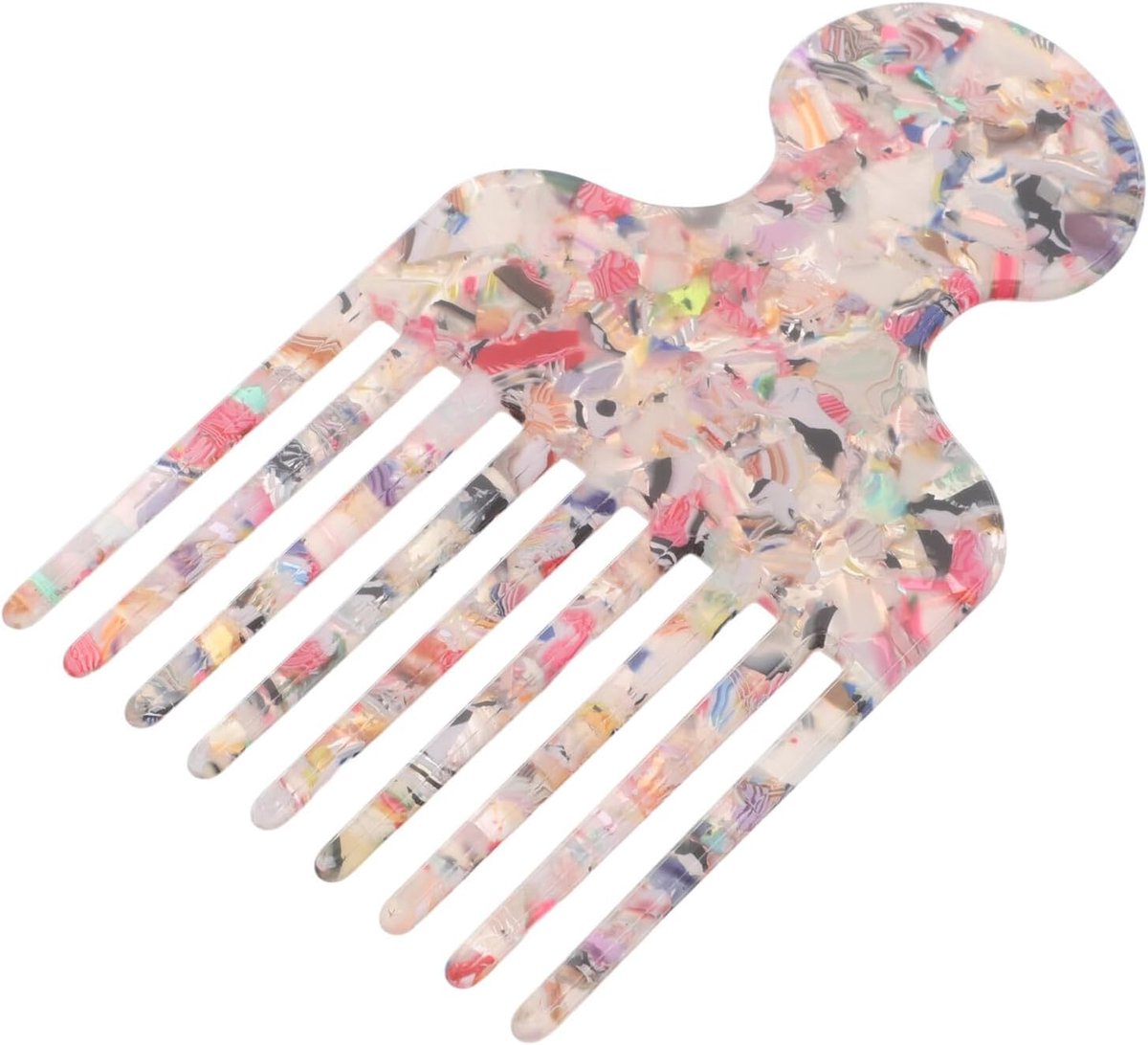 Haarkam Set - Kleine Kam - Krullen Ontwarren - Dubbele Tand - 12 cm - Zwart