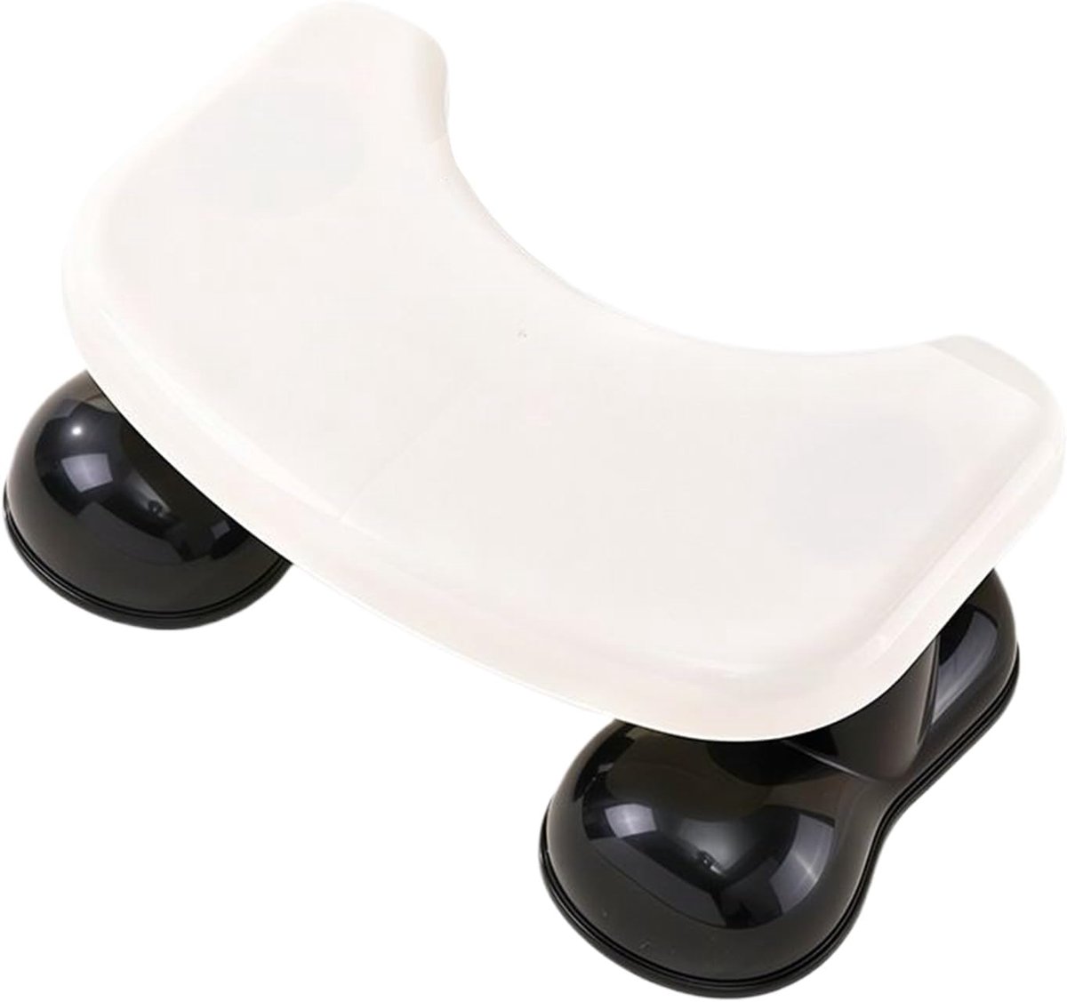 Ontlastingskruk - Opstapbankje - Comfortabel Ontlasten - Antislip Stabiliteit - 15.5 x 26.5 x 15.5 cm - Zwart