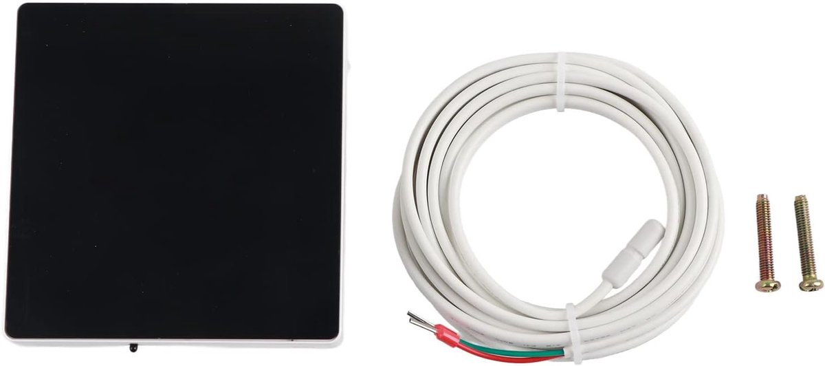 Slimme Thermostaat - Wifi Thermostaat - Thuisverwarming Regelen - Touchscreen Bediening - 16A - Zwart