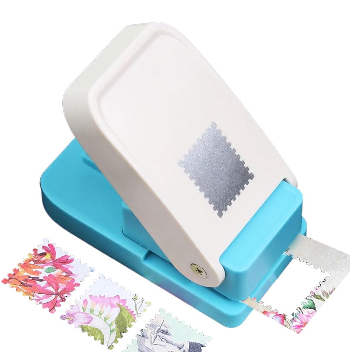 Vierkante Pons - Papier Snijder - Kaarten Maken - Gladde Randen - 9x9x5 cm - Zwart