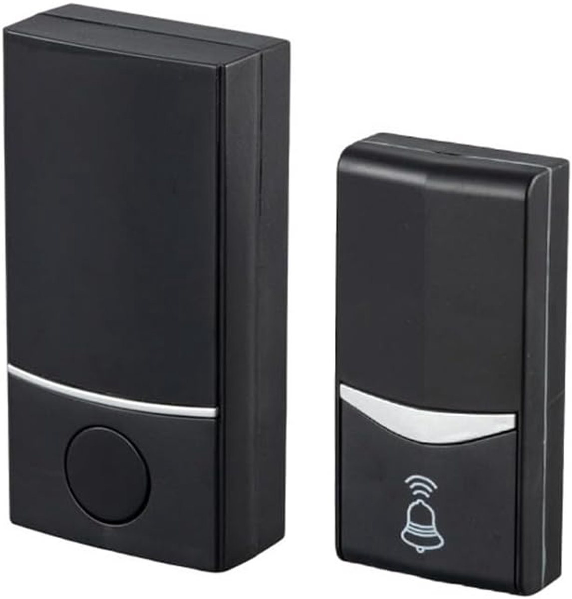 Draadloze Deurbel - Huis Pager - Bezoek Ontvangen - 300 Meter Bereik - 1 Knop 1 Ontvanger - Wit