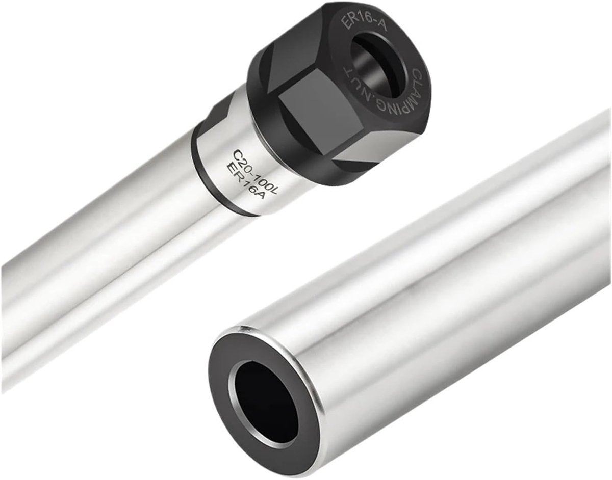 Verlengstang Spantanghouder - Rechte Schacht - Precisie Bewerking - Minimale Slingering - 0003 mm Nauwkeurig - Metaal