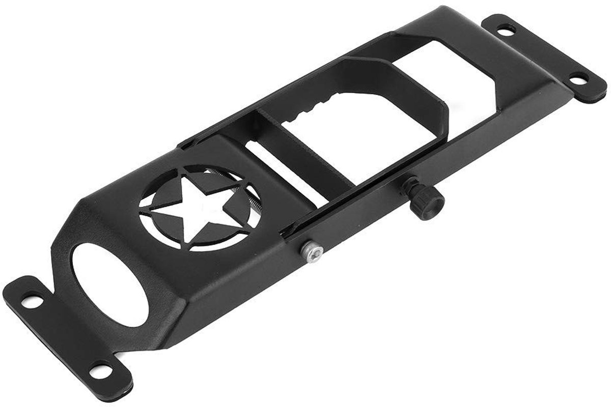 JHUBERS- Dakladder Universele Auto - Robuust Metaal - Compact 14x37x6 cm - Stevige Grip - Modern Zwart Uiterlijk - Eenvoudige Installatie - Dakkofferladder