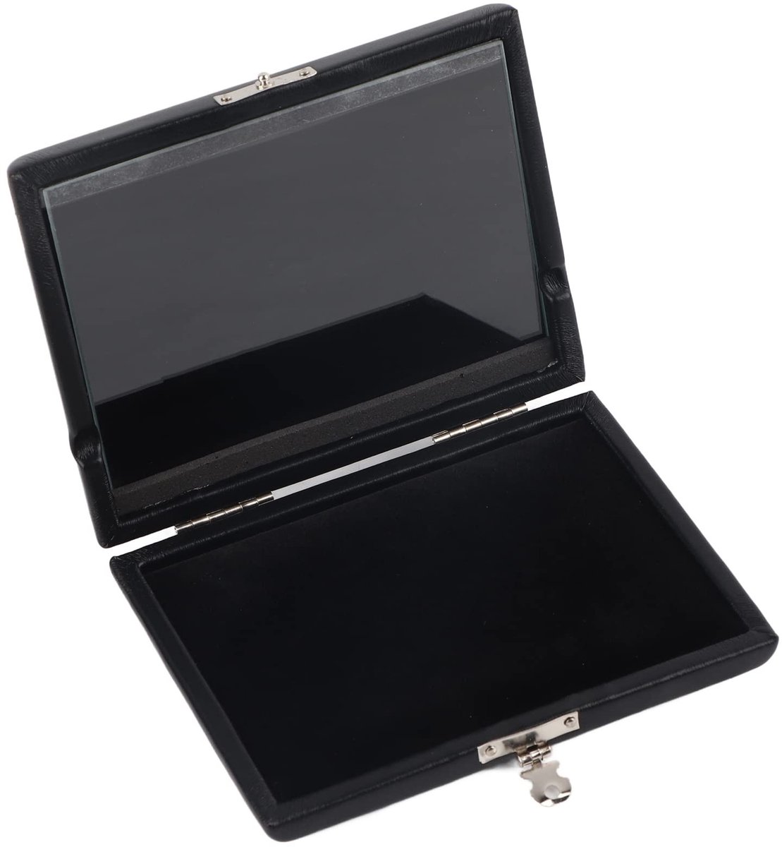 Dailygoods- Rietcontainer Houten - Opbergkoffer voor 6 Rieten - PU-leer Hoes - Zwart - Lichtgewicht - Makkelijk schoon te maken - Rietdoos