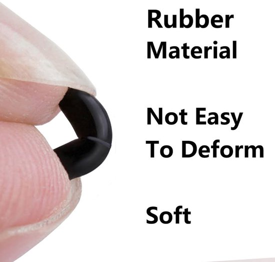 Dailygoods - Vissen Bobber Stoppers - 300 stks Rubber Cilinder Stop Kralen voor Float Sinker Stops van Dailygoods — afbeelding 2