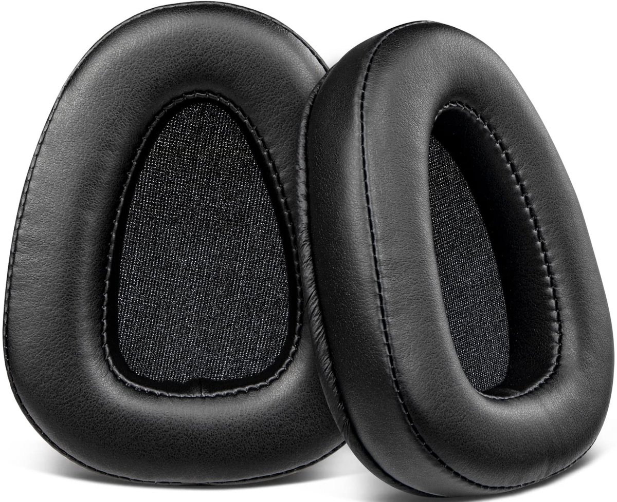 Dailygoods - SOULWIT Oorkussens ter vervanging van Skullcandy Aviator, Aviator2 (Aviator 2.0) hoofdtelefoon, oorkussens met zachter leer, geluidsisolatie hoge-dichtheid schuim - Zwart
