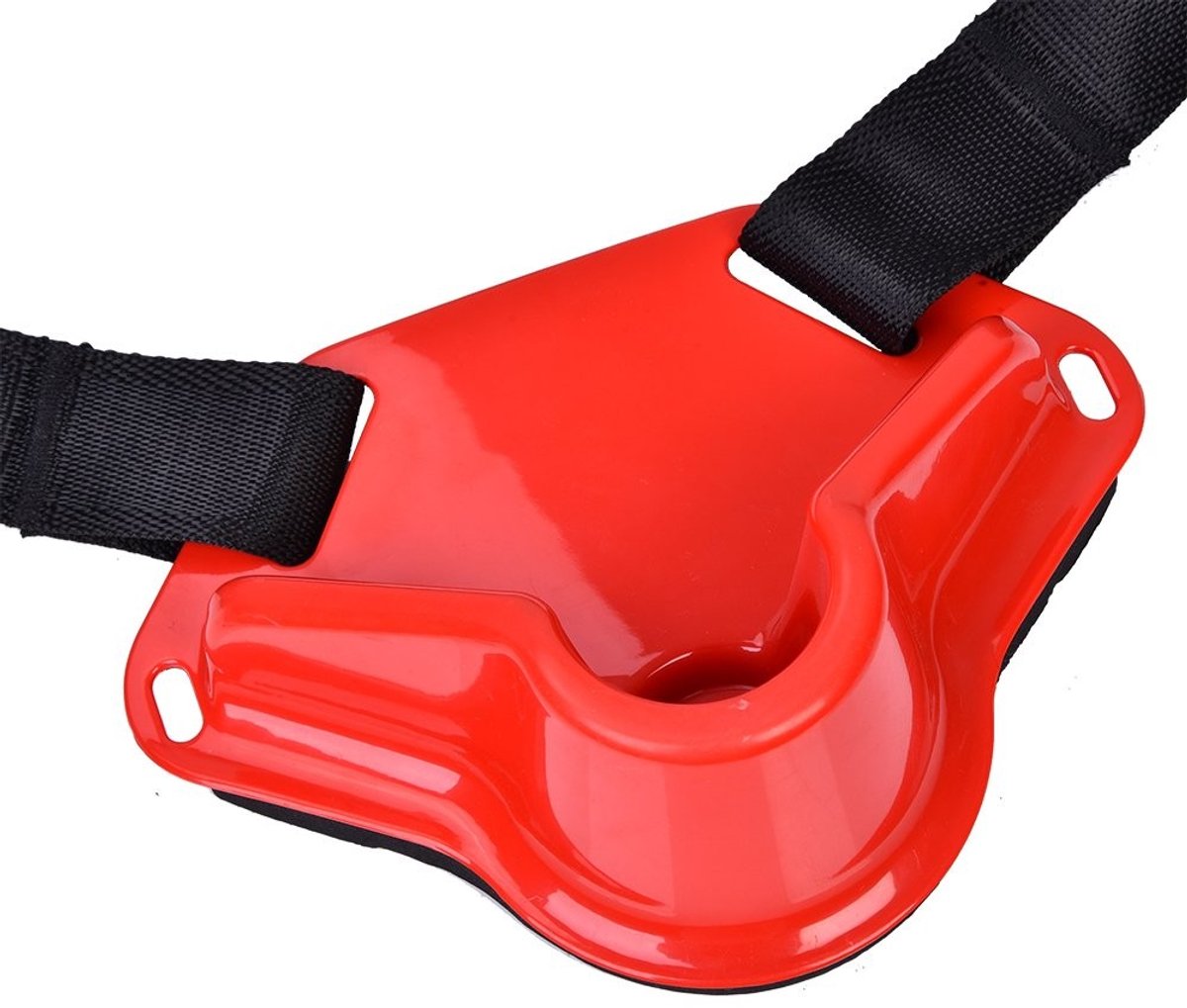 Dailygoods- Vechthengelstokhouder Verstelbaar - Hengelsteun - Vishouder Riem - Tackle Accessoires - Buitenvissen - Materiaal: ABS kunststof + EVA - Hengelhouder