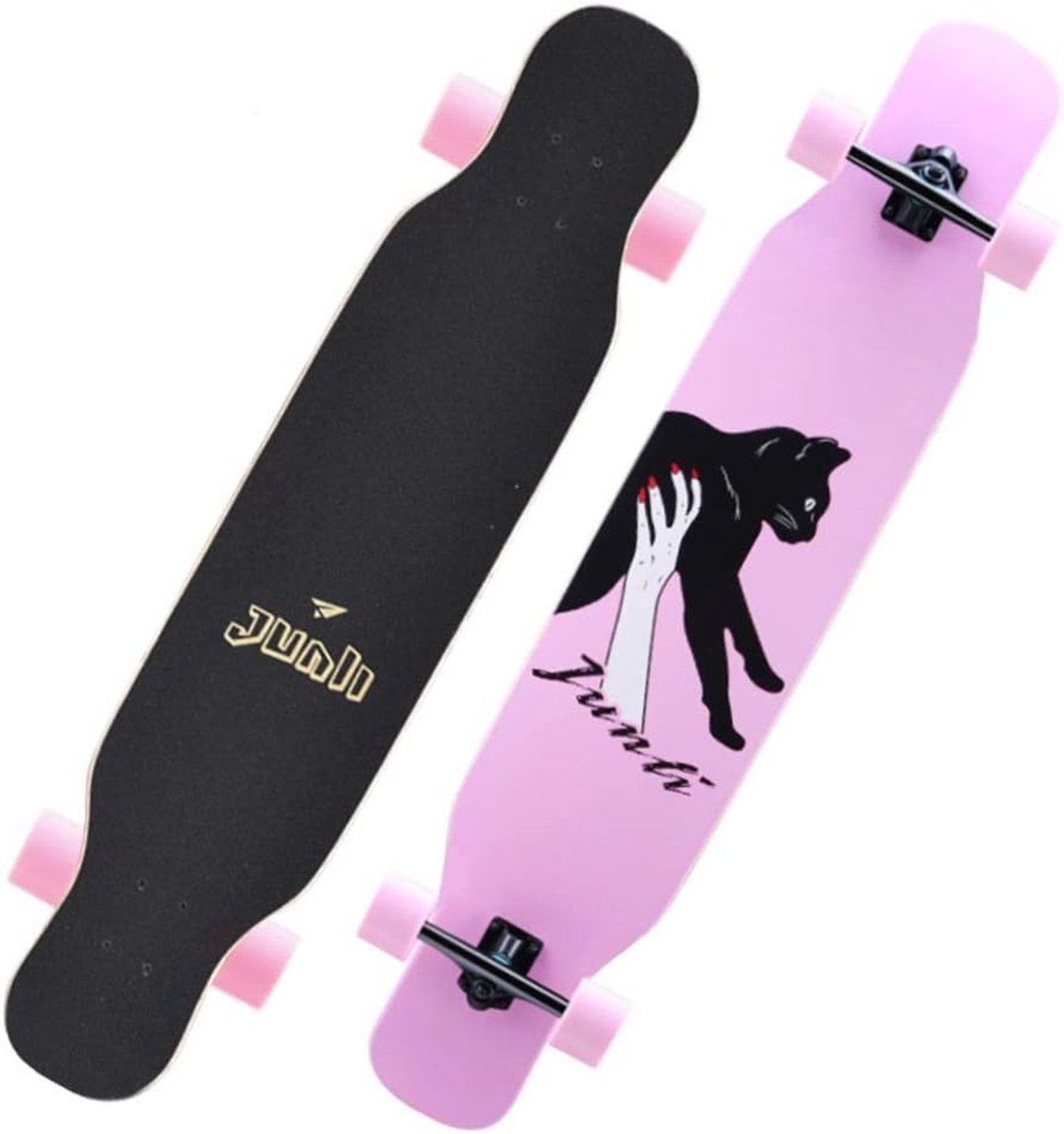 Skateboard Deck Longboard Cruiser Outdoor Sport Dubbele Kick 108 cm