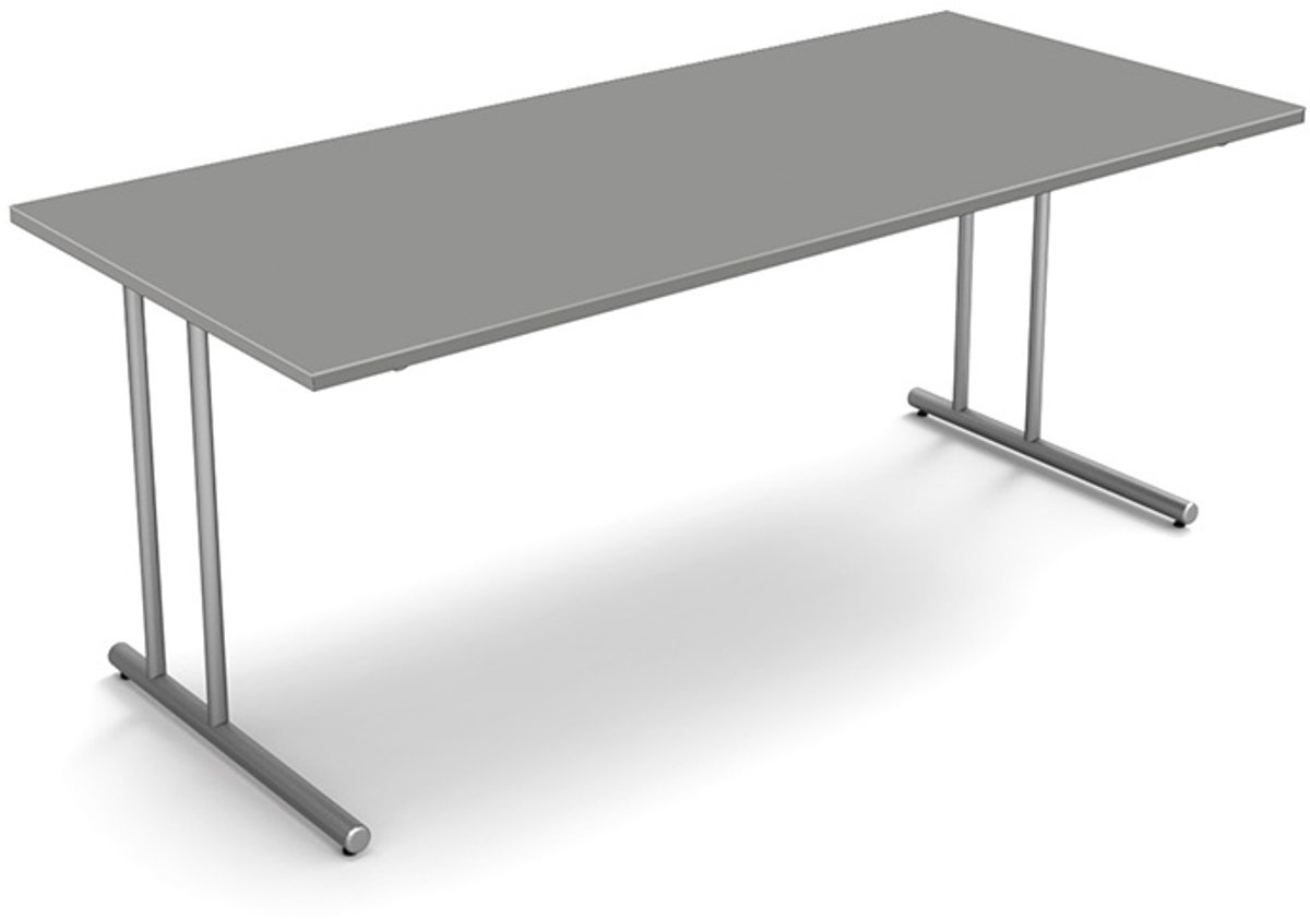 Bureau Profi grijs 180cm