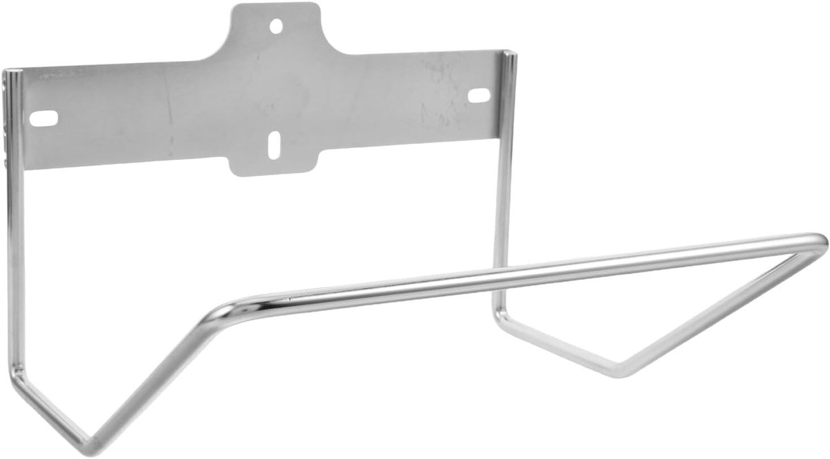 Ladderhouder Wandbeugel - Opslaghaak Garage - Opbergen Werkplaats - Robuuste RVS Constructie - 20 cm - Zilver